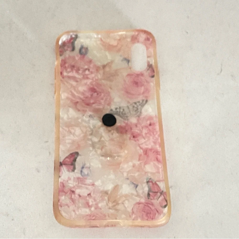 Qokey Compatible for iPhone Xs Case,for iPhone X Case Cute Clear Cover for Women